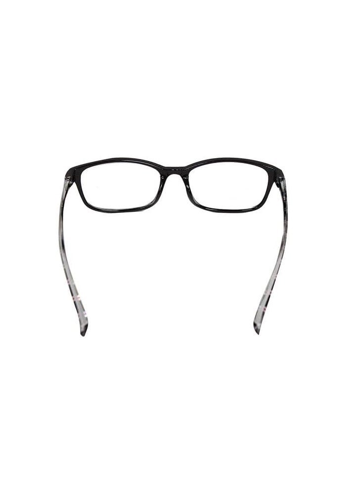 DAISO Reading Glasses - Square Stripe - Plus 1.5 - Black - Lightweight Eyewear for Reading - Image 3